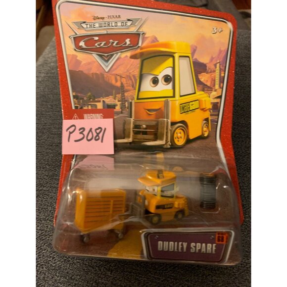 Disney Pixar Cars Dudley Spare Die-Cast Toy Vehicle - Yellow - For Ages 3+ - Picture 13 of 13